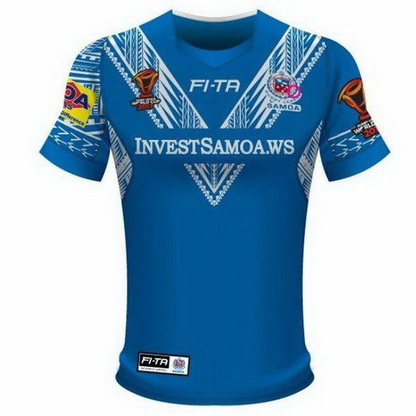 Camiseta Samoa RLWC 1ª 2017-2018 Azul